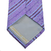 Ermenegildo Zegna Purple Floral Striped Silk Tie