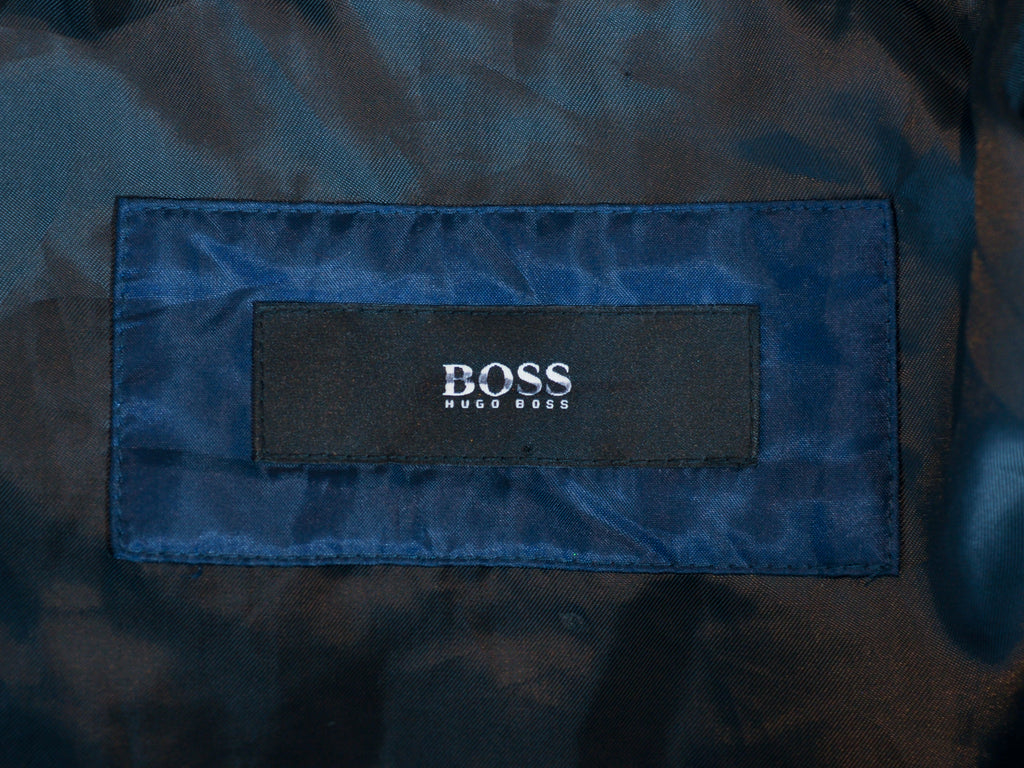 Hugo Boss Grey Canvas Pander Coat