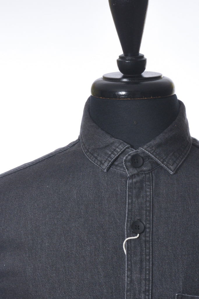 Loewe NWOT Limited Edition Slim Fit Washed Black Denim Shirt