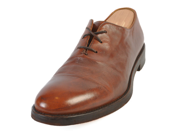 Frye Made in Italy Brown Whole Cut Oxfords