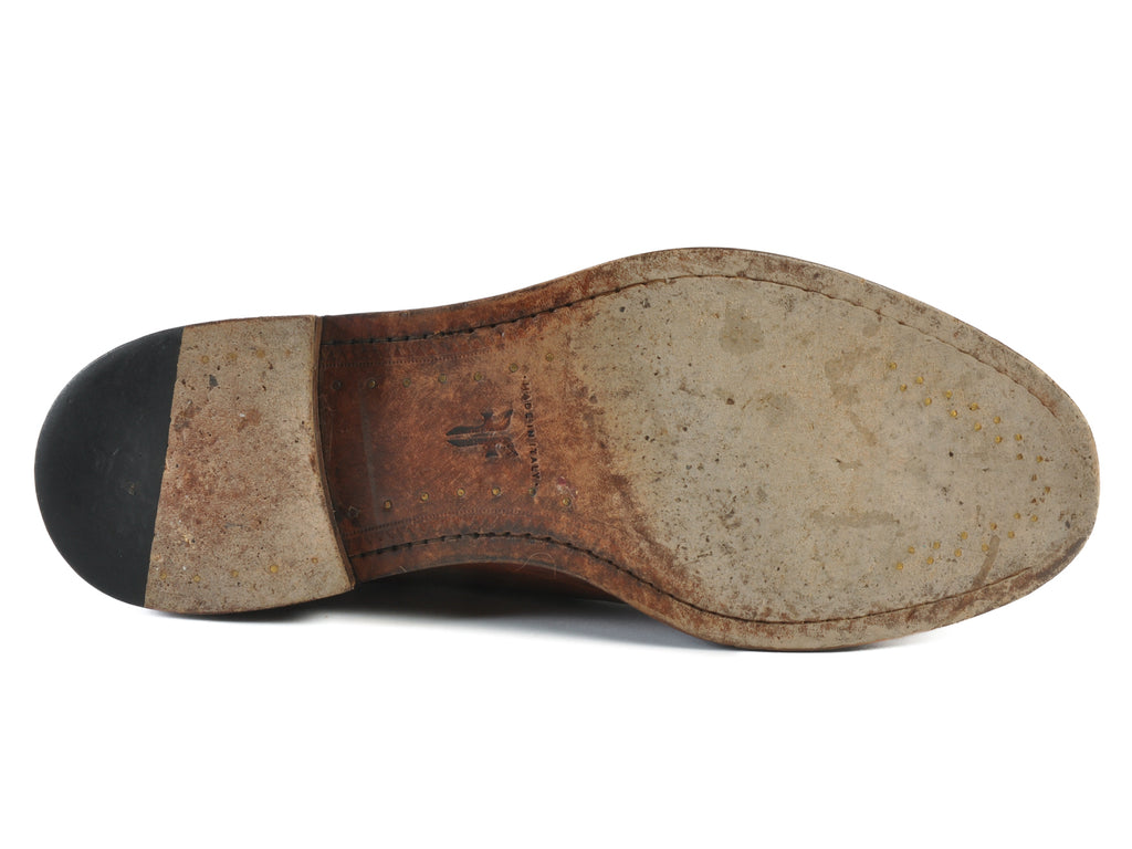 Frye Made in Italy Brown Whole Cut Oxfords