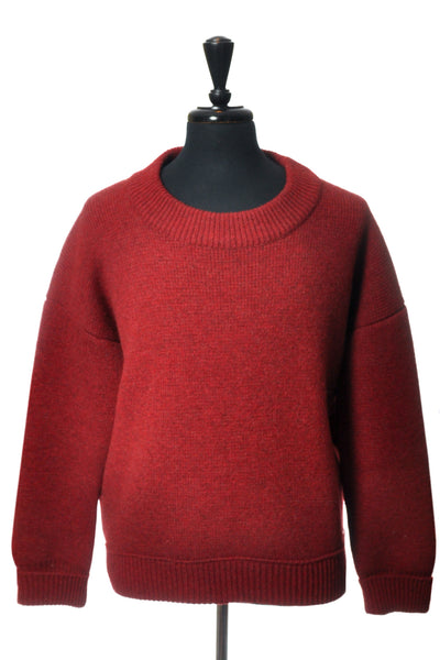 DSquared2 Deep Red Oversized Sweater