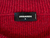 DSquared2 Deep Red Oversized Sweater