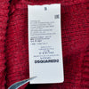 DSquared2 Deep Red Oversized Sweater