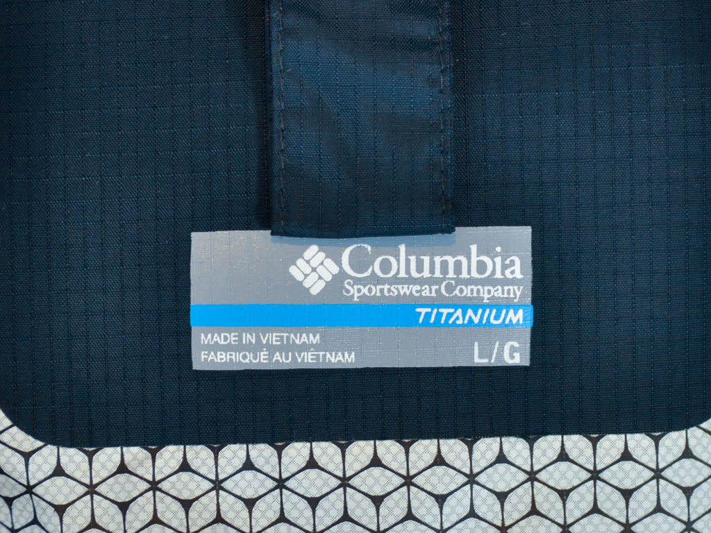 Colombia Charcoal Grey Titanium Omni-Tech Jacket