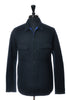 Theory Navy Blue Flannel Paytin New Divide Overshirt