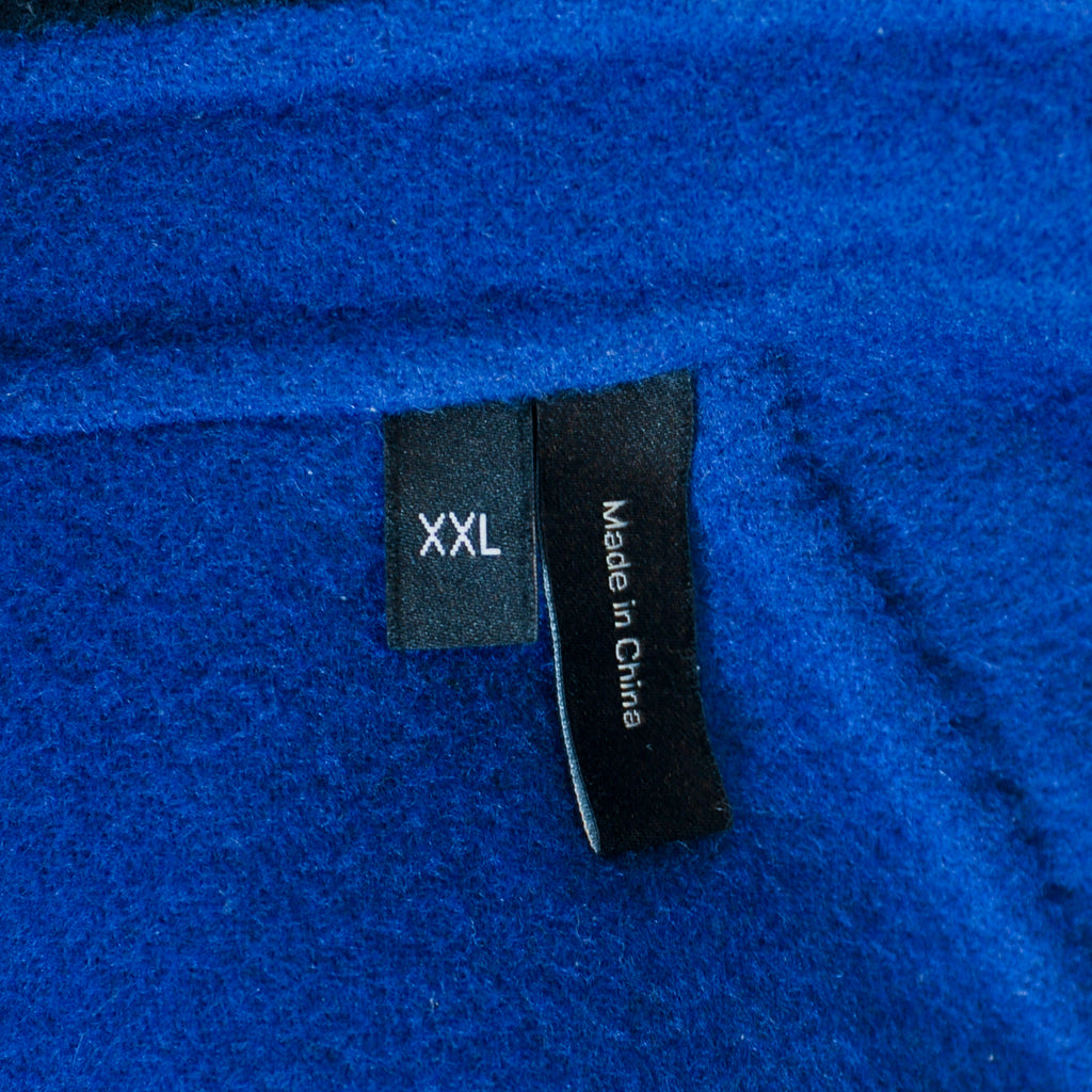 Theory Navy Blue Flannel Paytin New Divide Overshirt