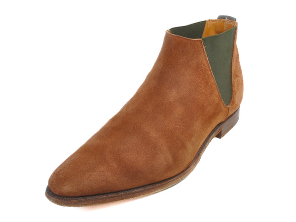 Crockett & Jones Brown Suede Cranford Chelsea Boots