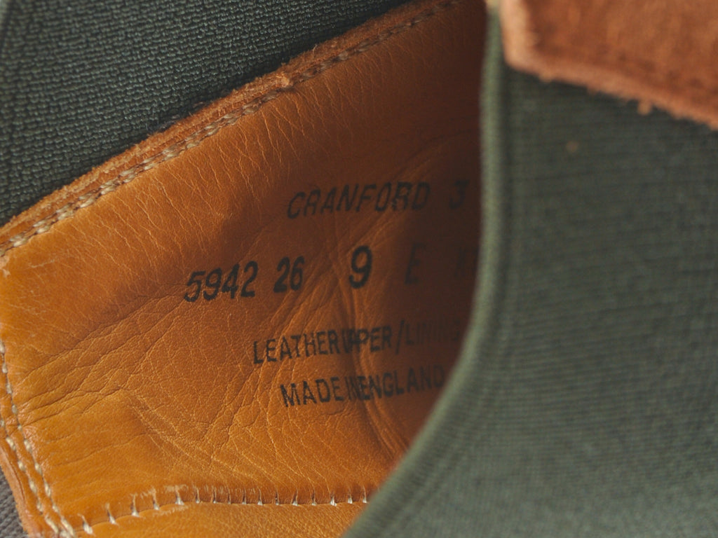 Crockett & Jones Brown Suede Cranford Chelsea Boots