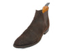 Crockett & Jones Dark Brown Suede Chelsea Boots