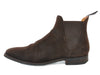 Crockett & Jones Dark Brown Suede Chelsea Boots