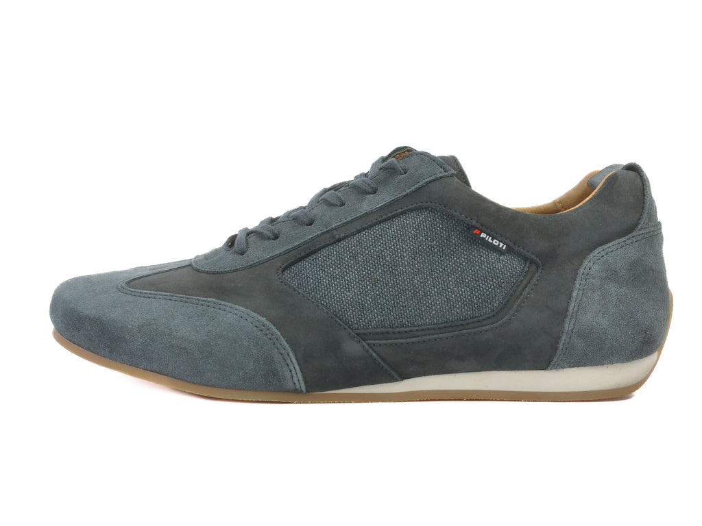 Piloti Slate Grey Suede 24 Hours of LeMans Endurance Sneakers