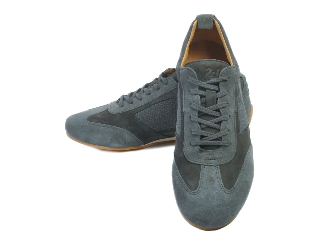 Piloti Slate Grey Suede 24 Hours of LeMans Endurance Sneakers