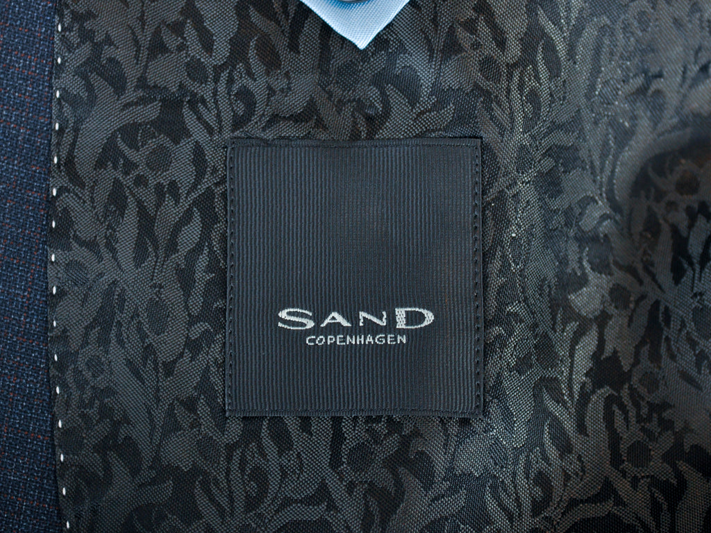 Sand Copenhagen Dark Blue Super 100s Wool Suit