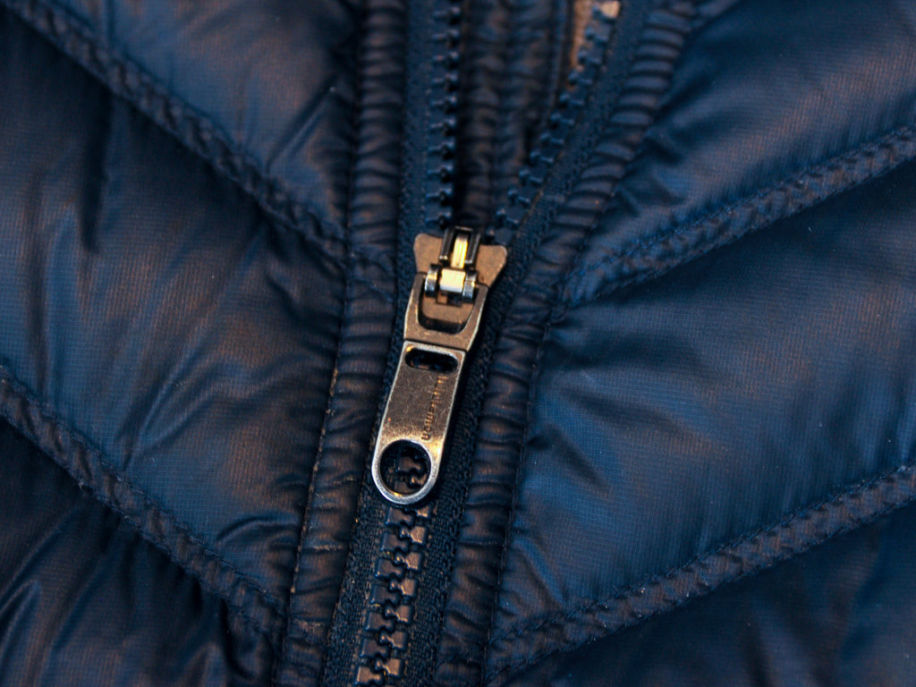 Lululemon Blue on Grey Down Quilted Sweater Jacket