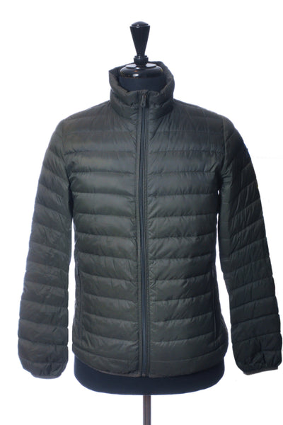Armani Jeans Green Lightweight Down Puffer Jacket