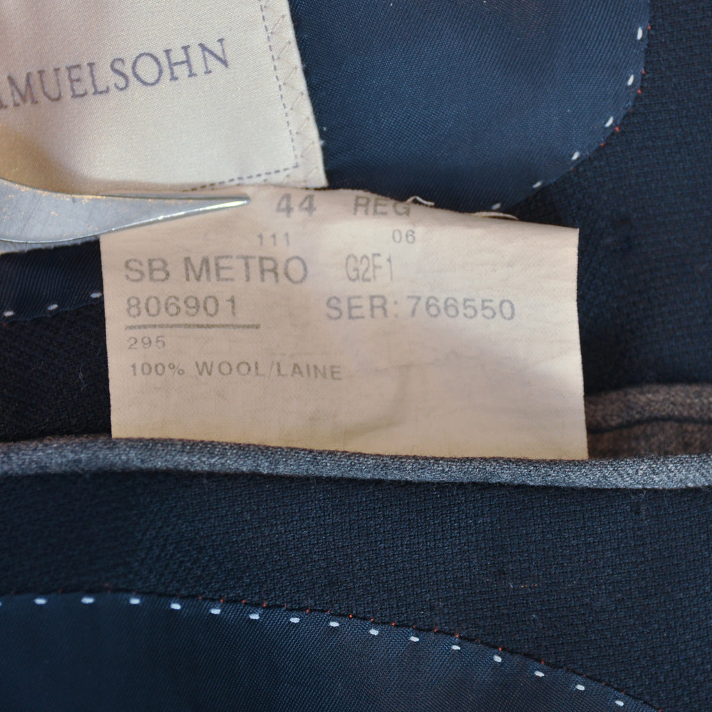 Samuelsohn Navy Blue Metro Blazer