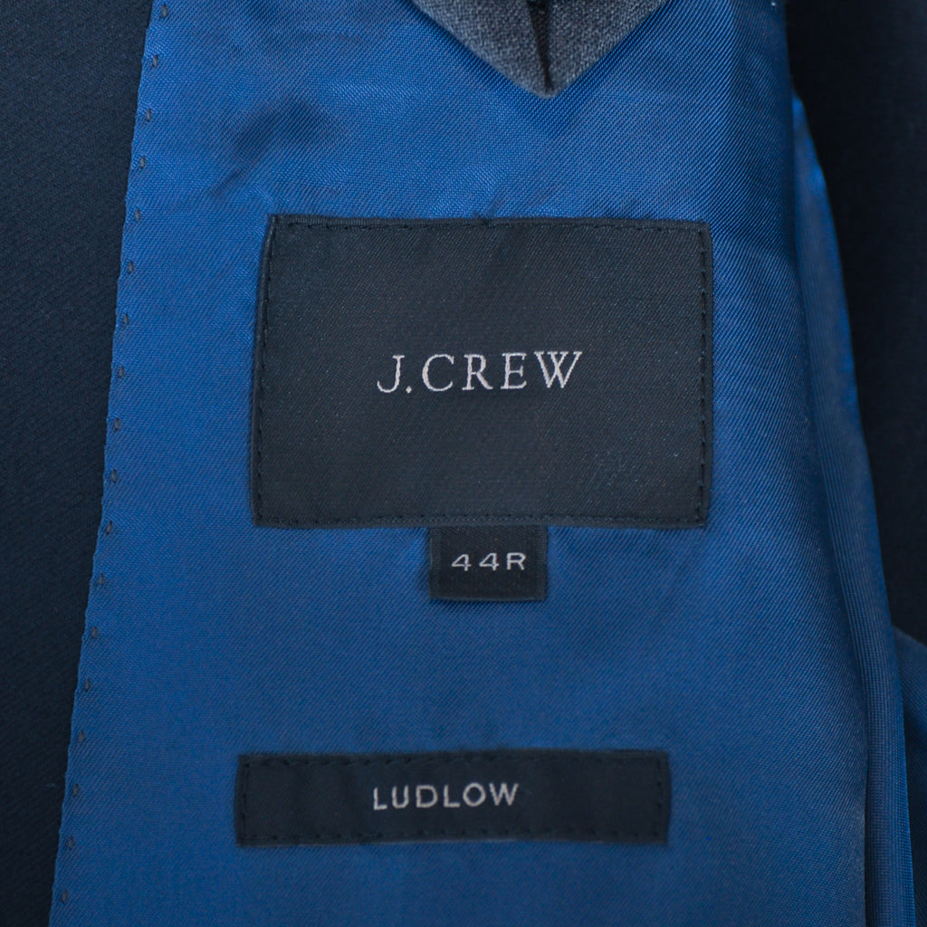 J.Crew Navy Blue Loro Piana Jersey Ludlow Blazer