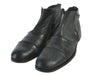 John Varvatos Black Side Zip Boots