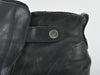 John Varvatos Black Side Zip Boots