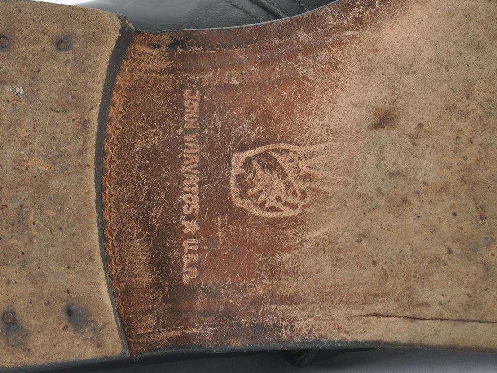 John Varvatos Black Side Zip Boots