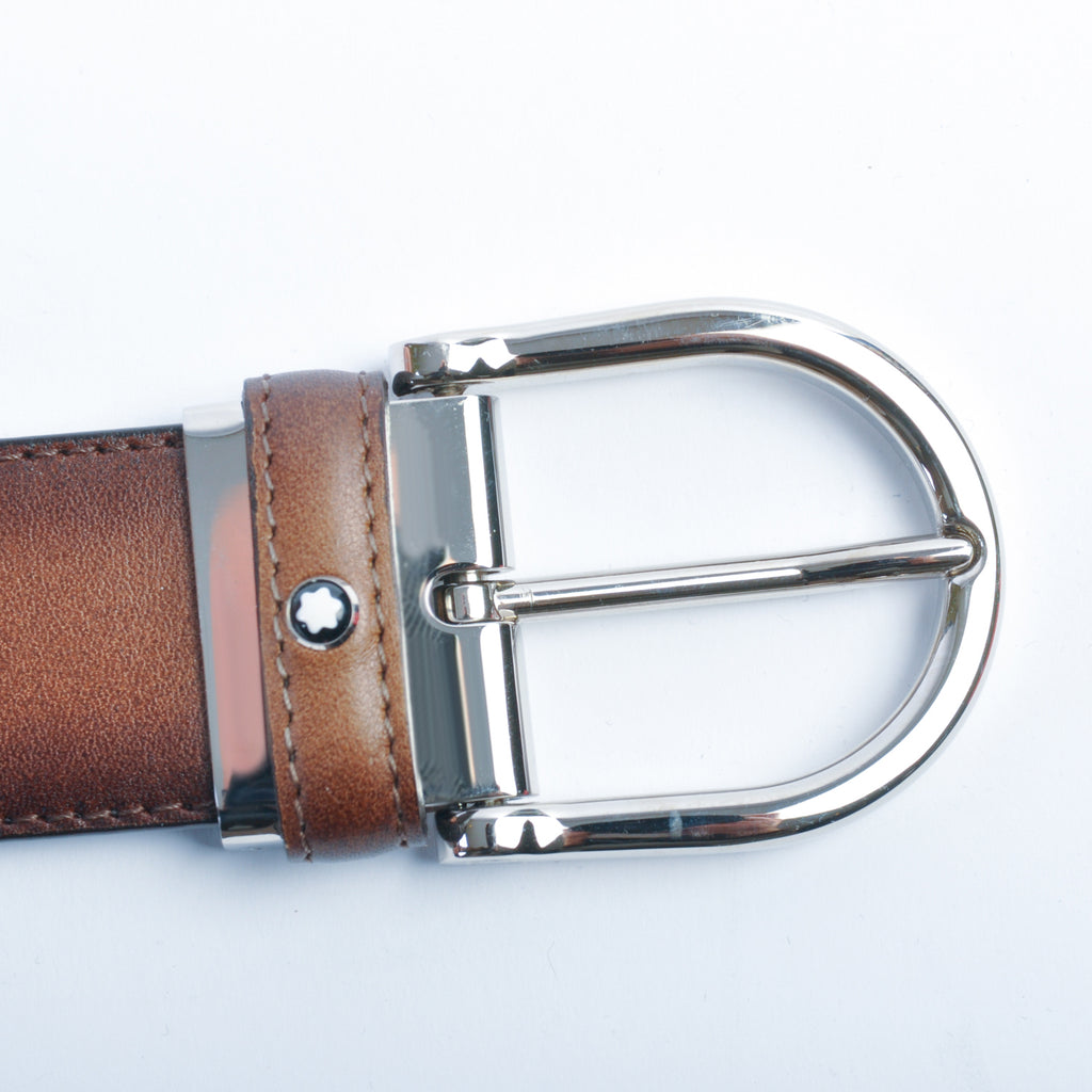 Montblanc Brown Leather Belt