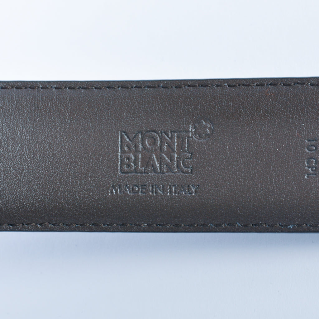 Montblanc Brown Leather Belt