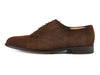 Barker Brown Suede Wingtip Oxfords