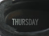 Thursday Black Nubuck Leather Low Top Sneakers