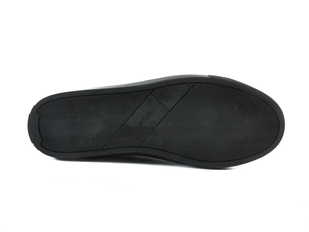 Thursday Black Nubuck Leather Low Top Sneakers