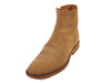 Frye Light Brown Suede Side Zip Boots
