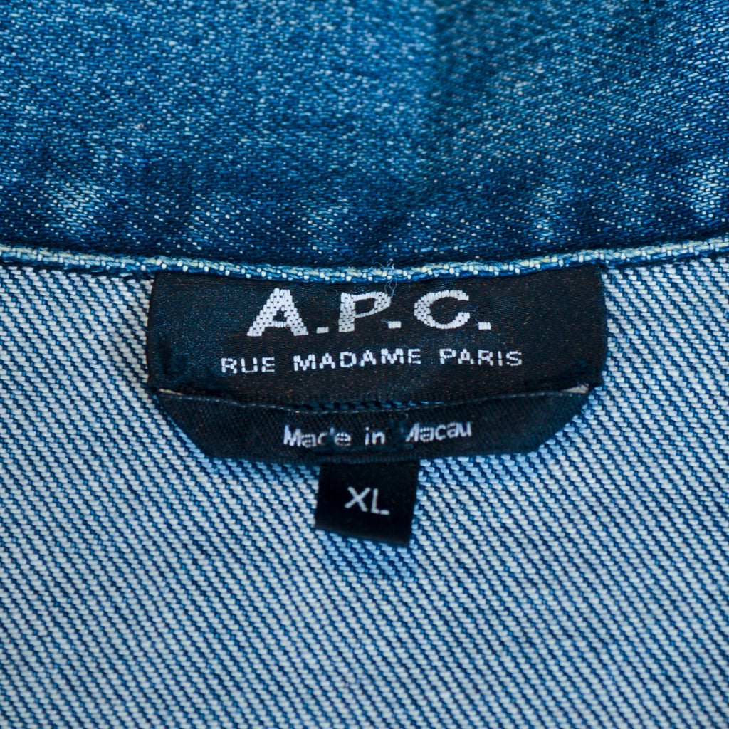 A.P.C. Washed Denim Jean Jacket