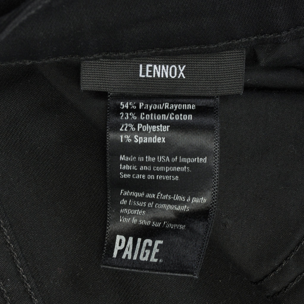 Paige Black Shadow Lennox Jeans