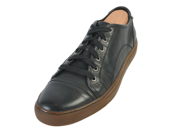 Frye Black Justin Low Lace Sneakers
