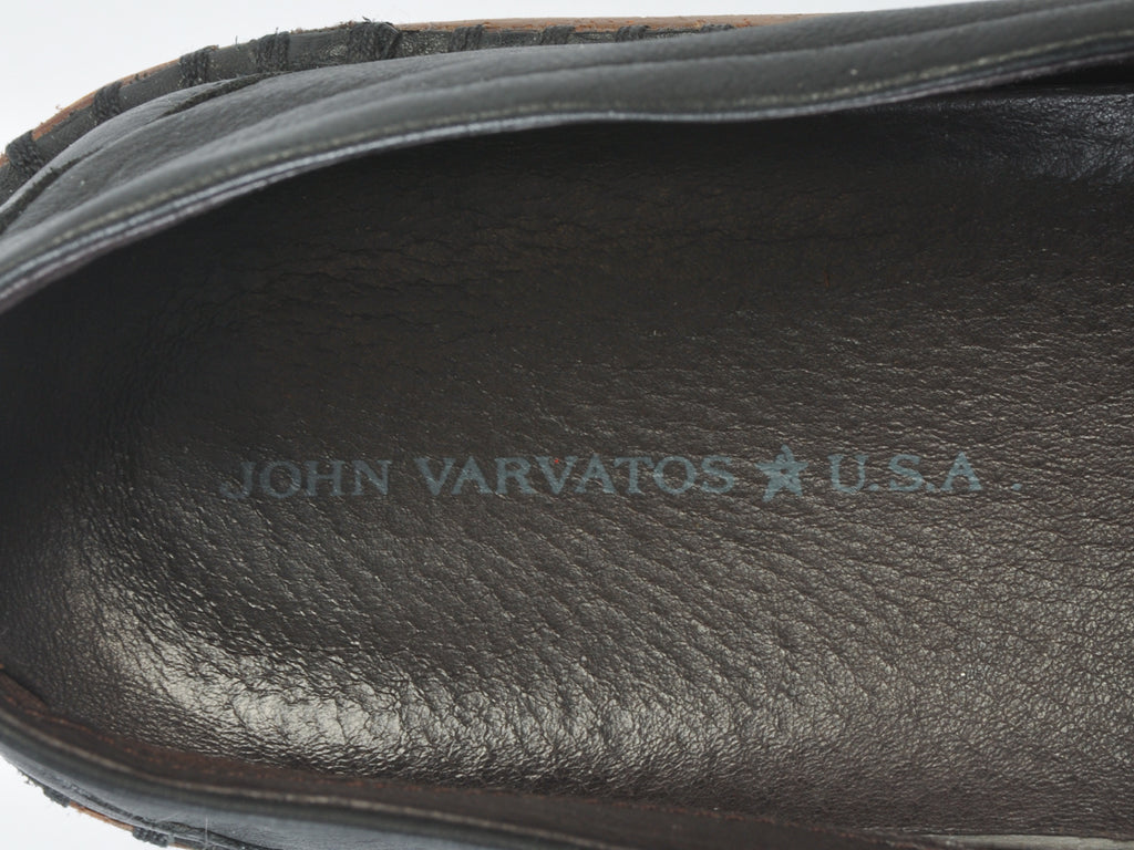 John Varvatos Black Espadrilles Shoes