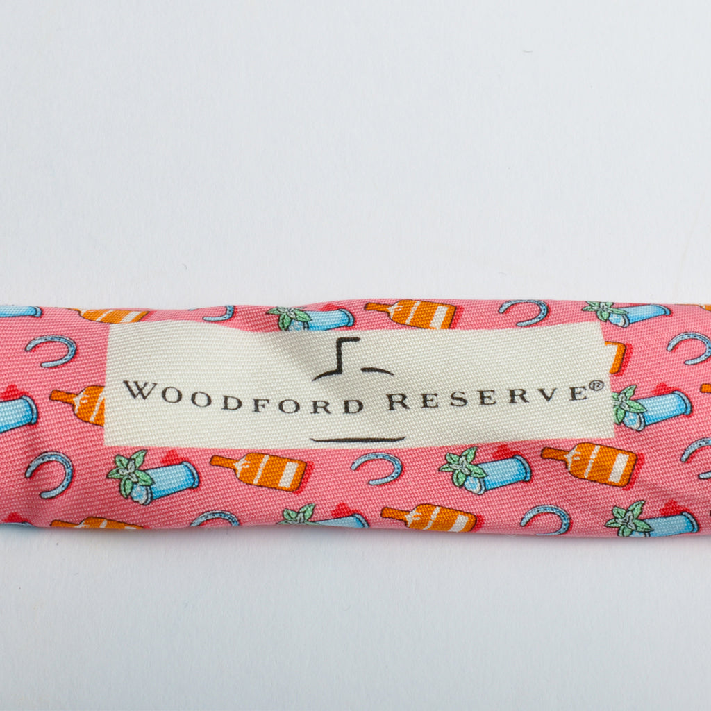 Vineyard Vines Pink Woodford Reserve Print Tie