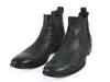 Vince Black Textured Leather Chelsea Boots