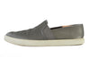 Vince Metallic Grey Slip-On Sneakers