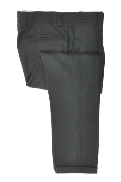 Brunello Cucinelli Grey Leisure Fit Cropped Trousers