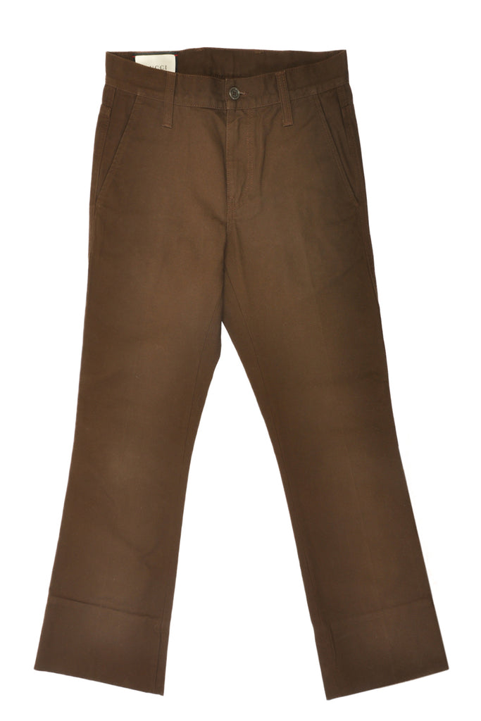 Gucci Brown Flare Leg Jeans