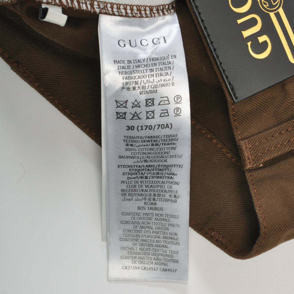 Gucci Brown Flare Leg Jeans