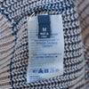 Trip in a Bag Blue on Grey Striped Full Zip Sweater