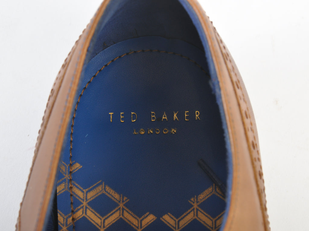Ted Baker Light Brown Ollivur Wingtip Shoes