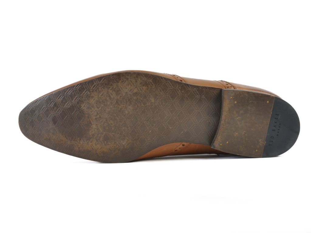 Ted Baker Light Brown Ollivur Wingtip Shoes