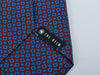The Helm Blue on Merlot Print Tie