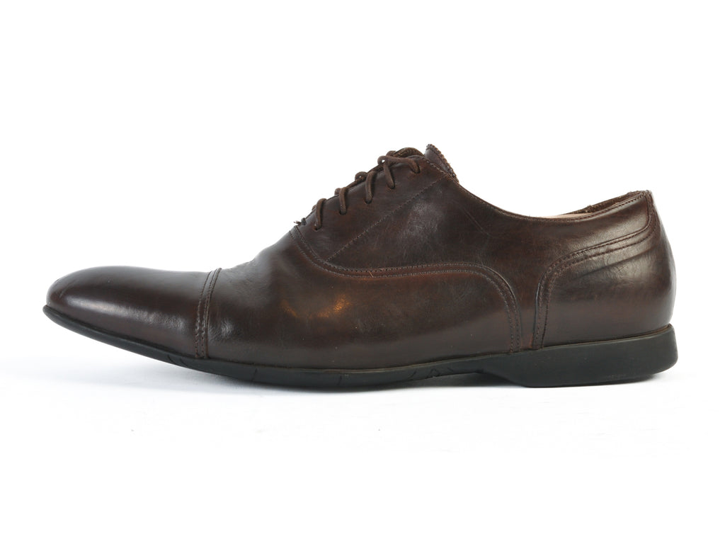 Paul Smith Dark Brown Cap Toe Oxfords