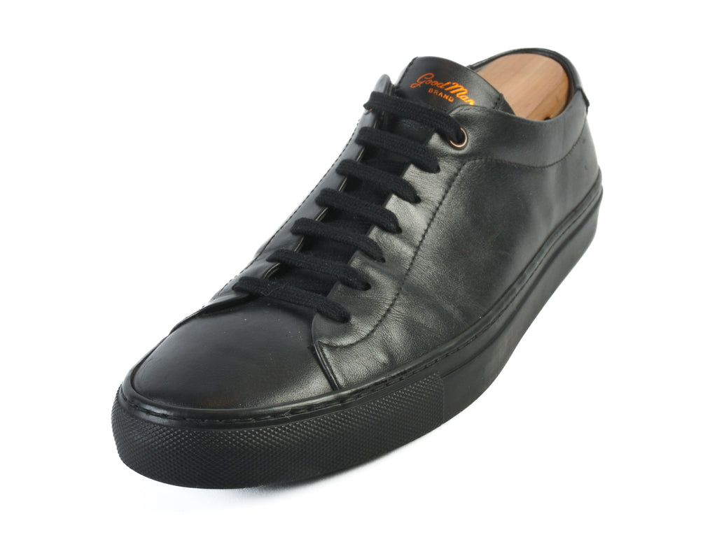 Goodman Black Leather Sneakers