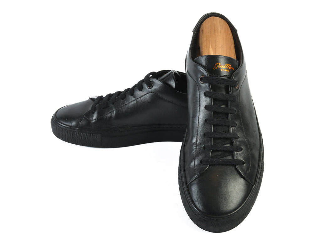 Goodman Black Leather Sneakers