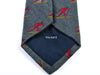 Hickey Grey Ski Patterned Wool Tie