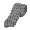 Hickey Grey Striped Wool Tie